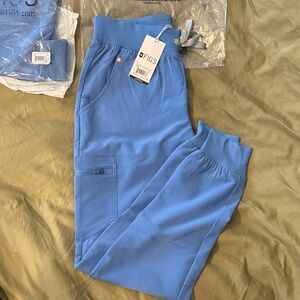 BNWT Figs Zamora Jogger Pants - Ceil Blue
